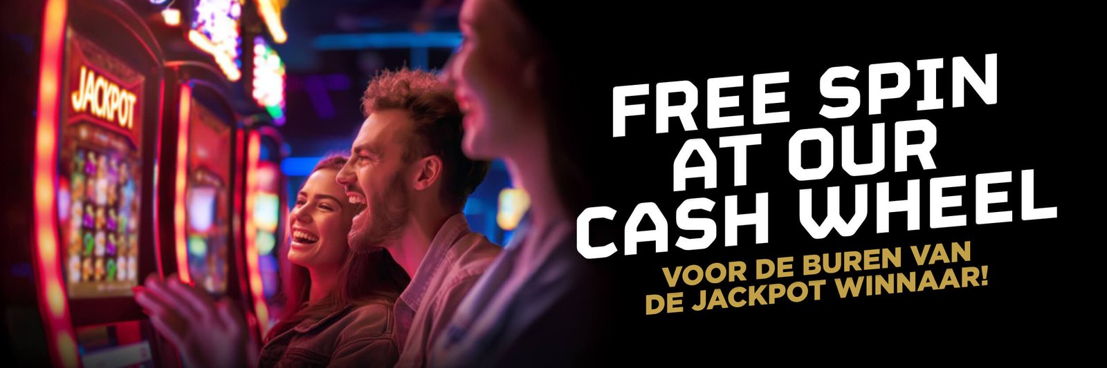 Free spin for the neighbors of the jackpot winner